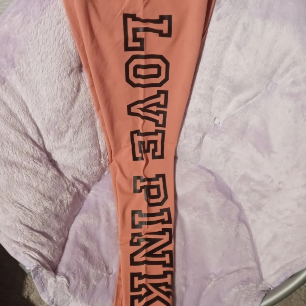 Pink yoga pants